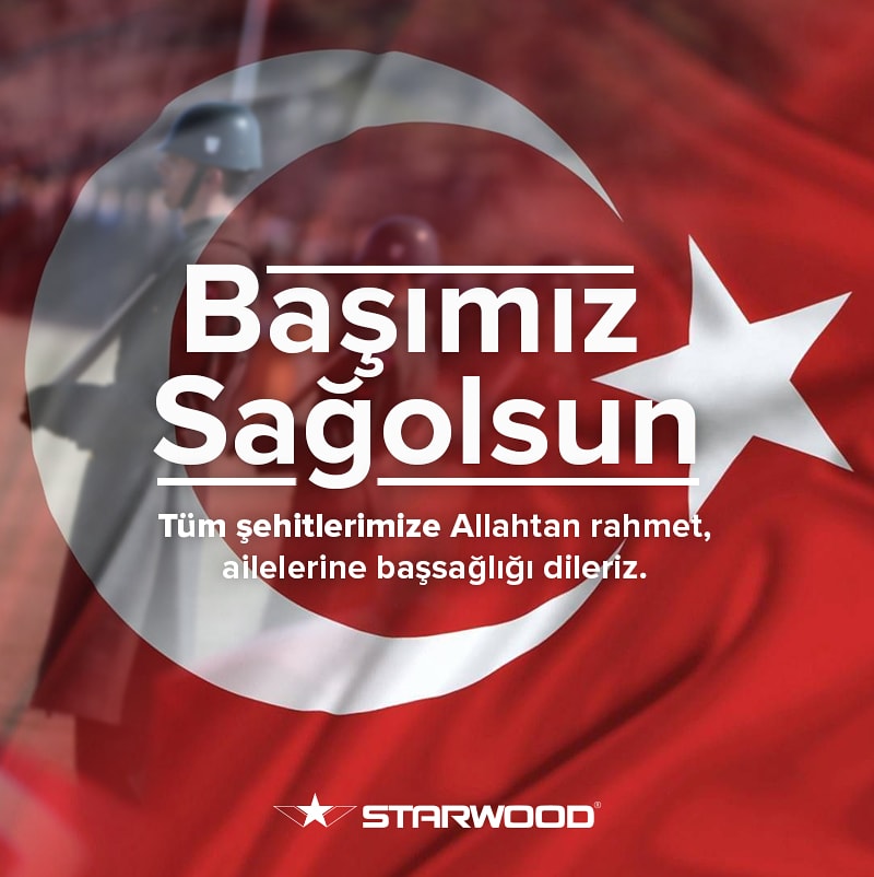 Tüm şehitlerimize Allah'tan rahmet, ailelerine de başsağlığı dileriz. 
#şehitlerölmez