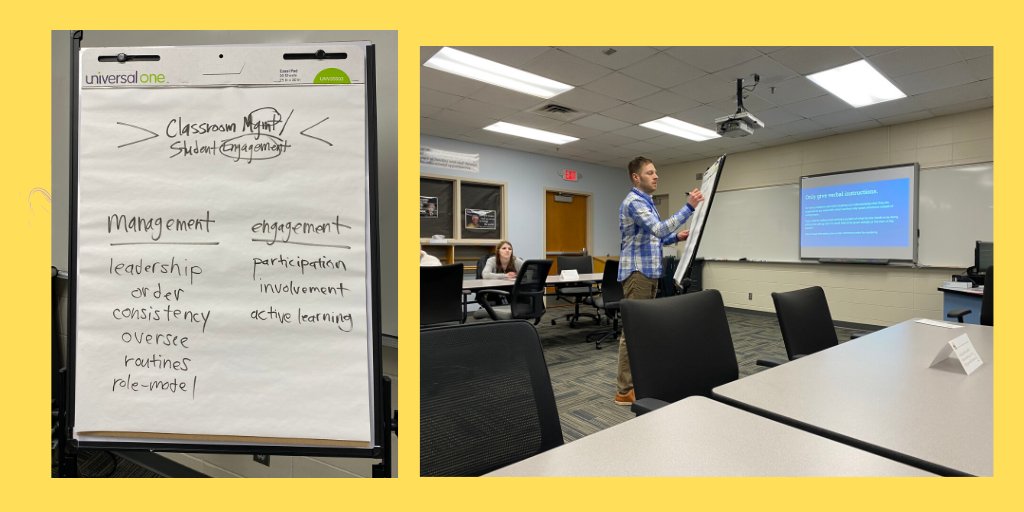 STMATeachLearn's tweet photo. Mr. Amundson and Ms. Ledahl led the fourth New Teacher Support Session focusing on Classroom Management and Student Engagement. Great professional development and support for our new teachers in the district.  #knightspride https://t.co/Diy3uuUTRv