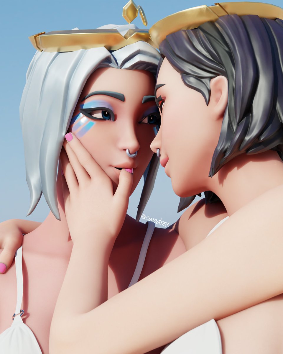 Cute bikini babe couple edition!#cute #FortniteArt #fortnite #fortnitegfx #...