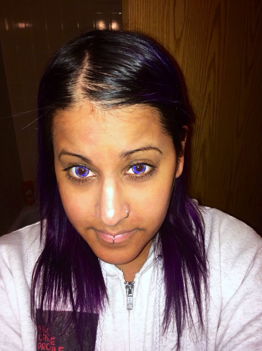 HardKnocksSam's tweet image. “Purple Galaxy” contacts! thoughts?