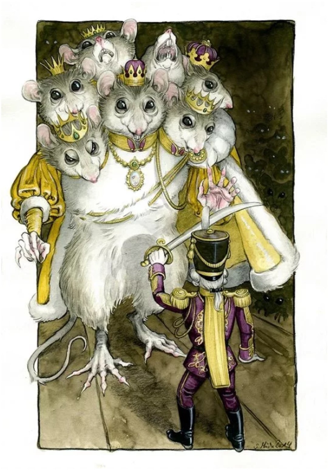 Картинки крысиного короля. Крысиный Король Shelkunchik. Семиголовый мышиный Король. Семиголовый мышиный Король Щелкунчик. Щелкунчик 1973 Мышильда.