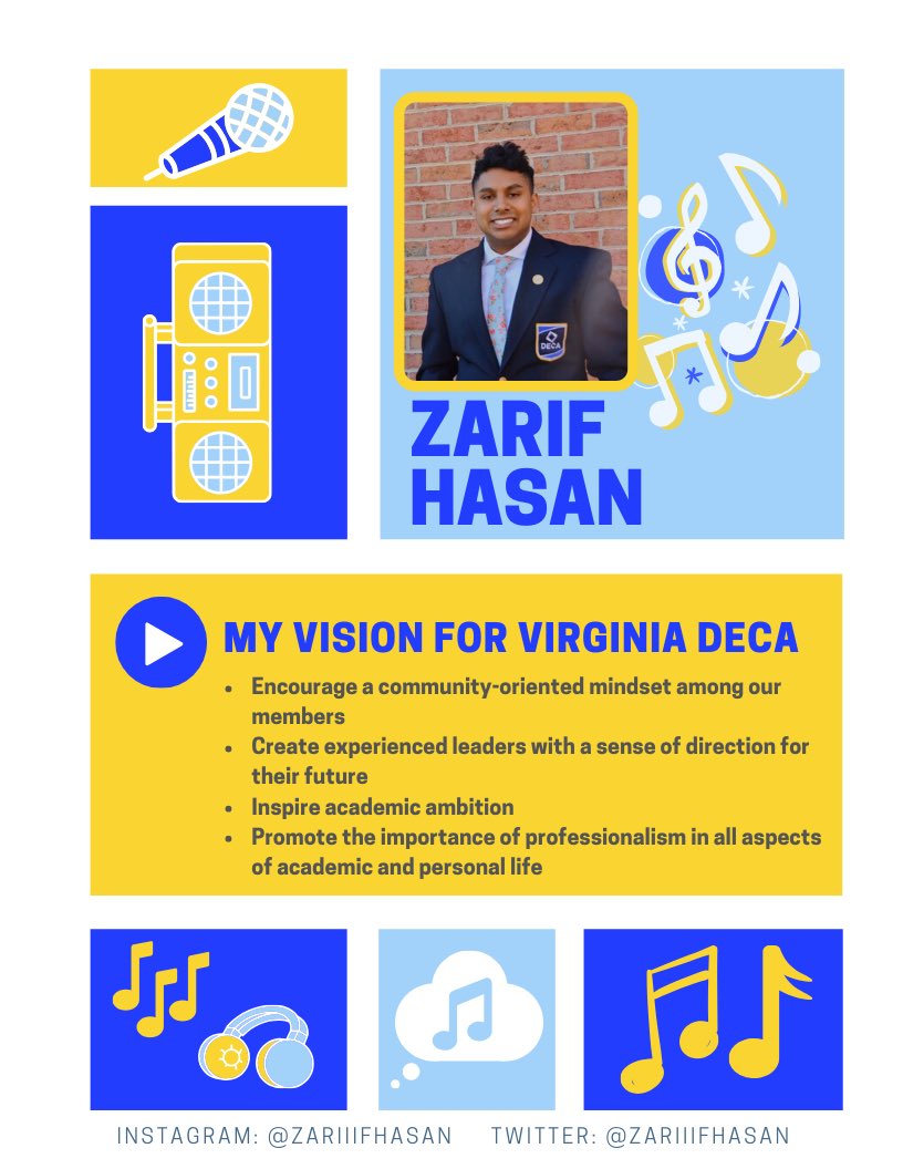 Don’t stop the beat with Zarif🎵 Vote Zarif for VA DECA SAT 76! <a href="/zariiifhasan/">Zarif Hasan</a> <a href="/VirginiaDECA/">Virginia DECA</a>