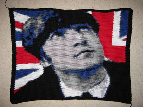 knithacker's tweet photo. Hello, John and Paul! Beatles Portraits in Crochet by Lee Mac: 👉 https://t.co/9V7QcQAiAh #crochet #beatles #LeeMac #portrait https://t.co/fq37V45IwX