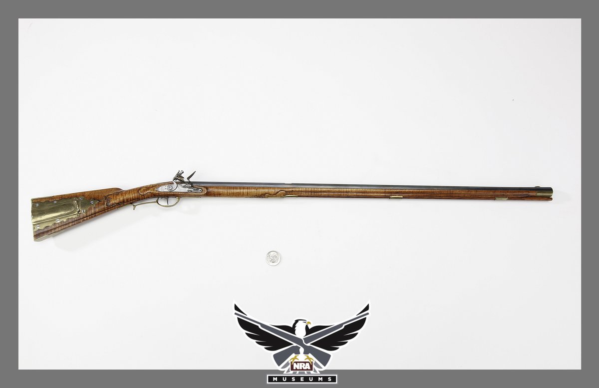 #GOTD-Miniature Kentucky Rifle. Made by Gerald Gutchess who created many Pennsylvania pattern long-rifles seen at Colonial Williamsburg. Built in 1/10 scale, it is one of the few pieces in the museum collection that cannot be readily fired.