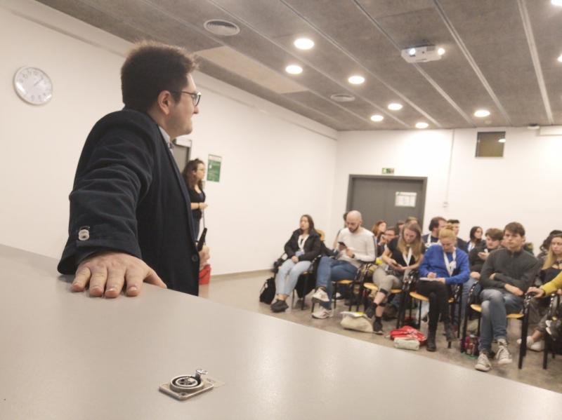 YouCheckProject's tweet photo. The Spanish team of #YouCheck participated in the 2020 Planning Meeting of @AEGEE_Europe that took place at the @UABBarcelona giving the conference "Media literacy, social media and youth participation" 

Here are some images of the conference 👇
#MediaLiteracy #FactCheck https://t.co/YBXBE9xO4k