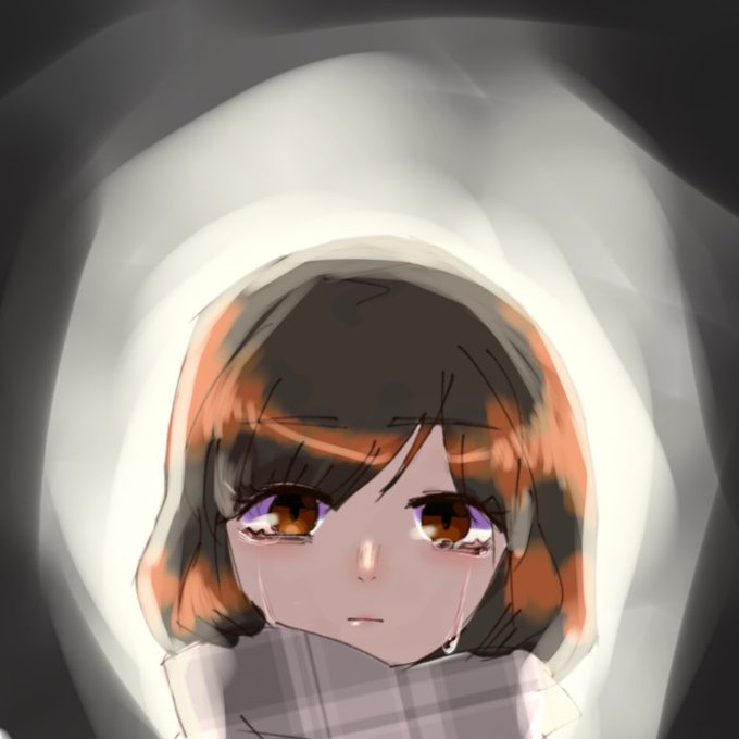 泣いてる女の子のtwitterイラスト検索結果 古い順
