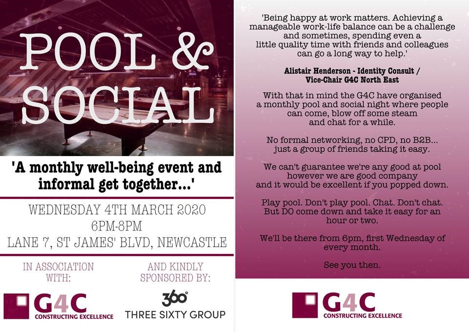 IC_Duncan's tweet photo. Another @G4CNE G4C Pool &amp; Social next week, organised by our very own @IC_Alistair find out more speak to Alistair or have a look @IdentityConsult  https://t.co/qBnMNxmgF7 https://t.co/jlzvTjv6JK