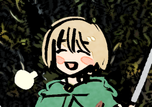 アルミンがめちゃくちゃかわいくかけたって自画自賛してた 