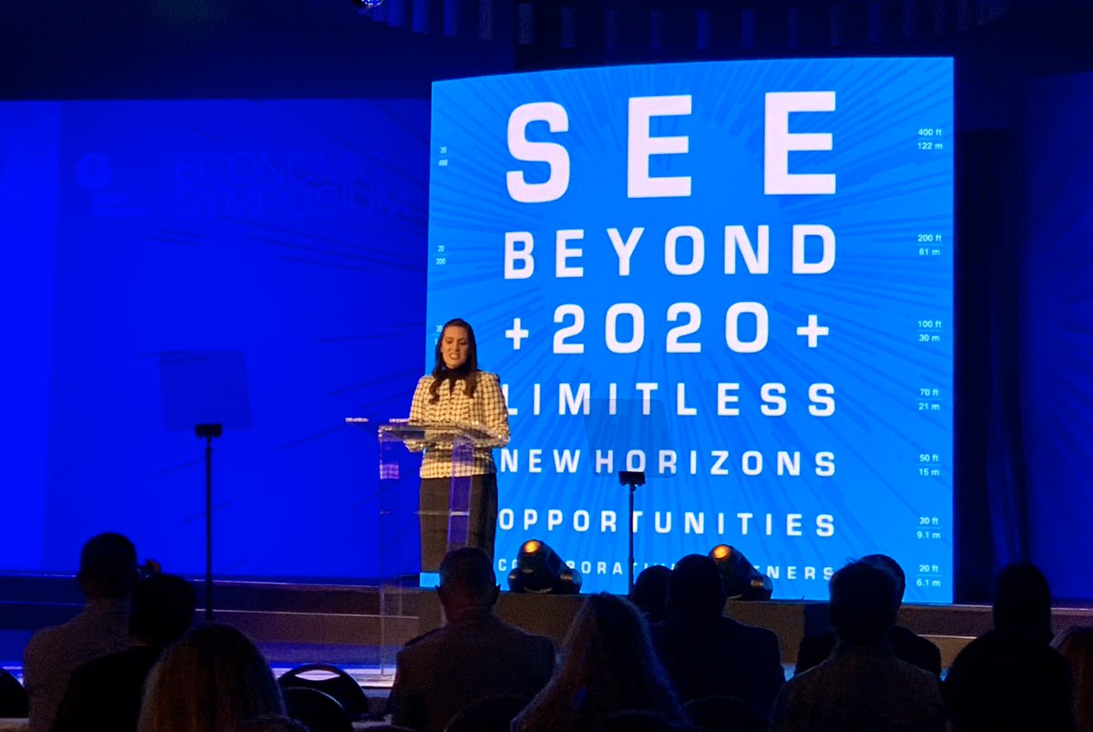 Day 2 of the Gulf Power Economic Symposium opening up strong with our Lt Governor - Jeanette Nunez! #oneNWFL #florida #seebeyond2020