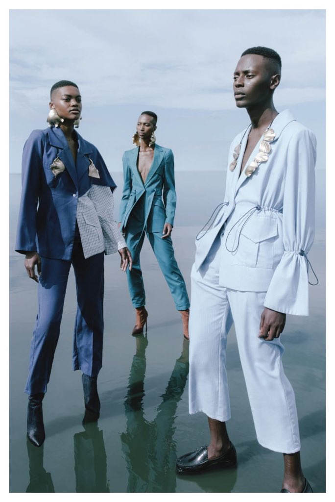 CyrilRamaphosa's tweet photo. @_ThebeMagugu_ is the 1st African designer to win the highly coveted LVMH prize. His debut at Paris Fashion Week pays homage to his home country South Africa. The level of consciousness he brings to his artistry is most inspiring and distinguishes him from his contemporaries. https://t.co/YClA2W3e9c