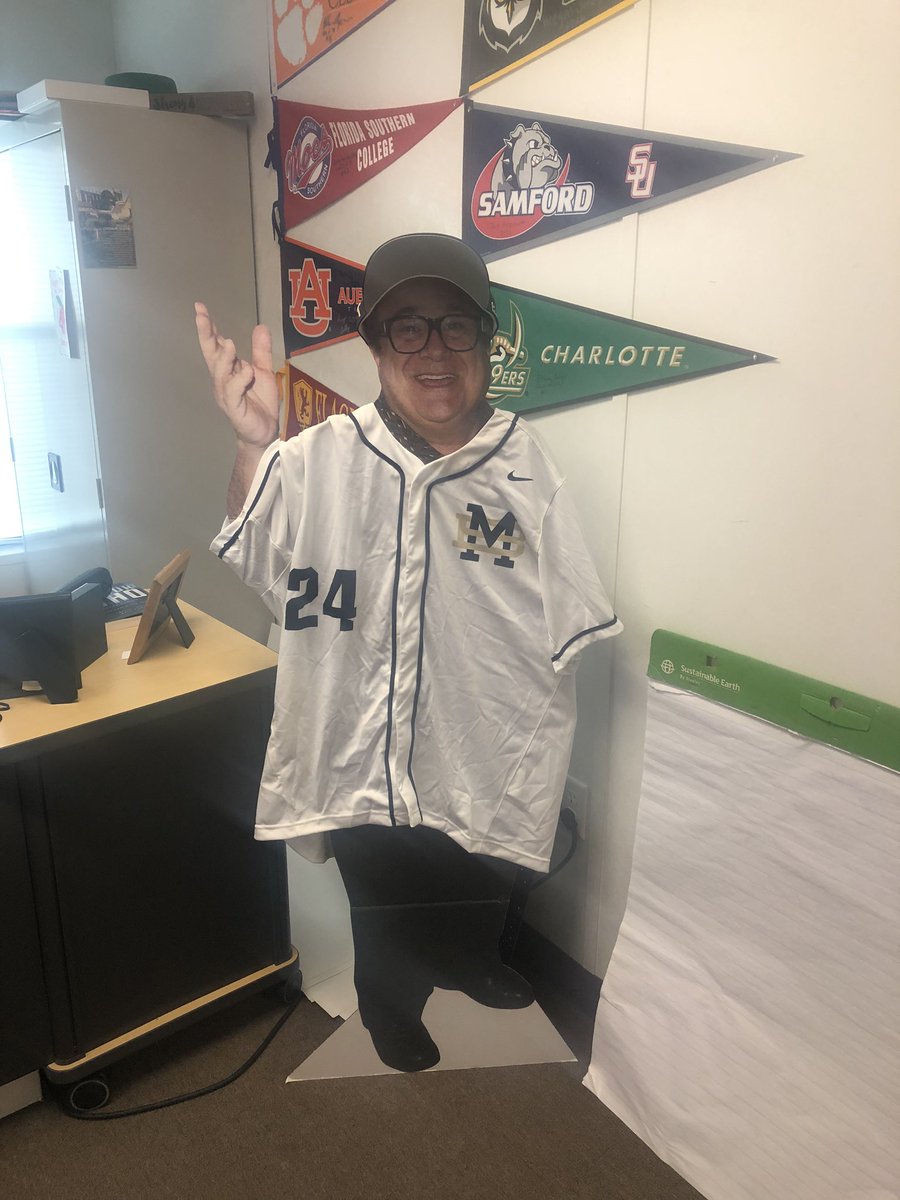 MbcaBaseball's tweet photo. @DannyDeVito says “It’s Game Day! See you at Harrison Park at 4pm. Go Eagles!” #WTM #TheBoys https://t.co/eaUudz5fVO