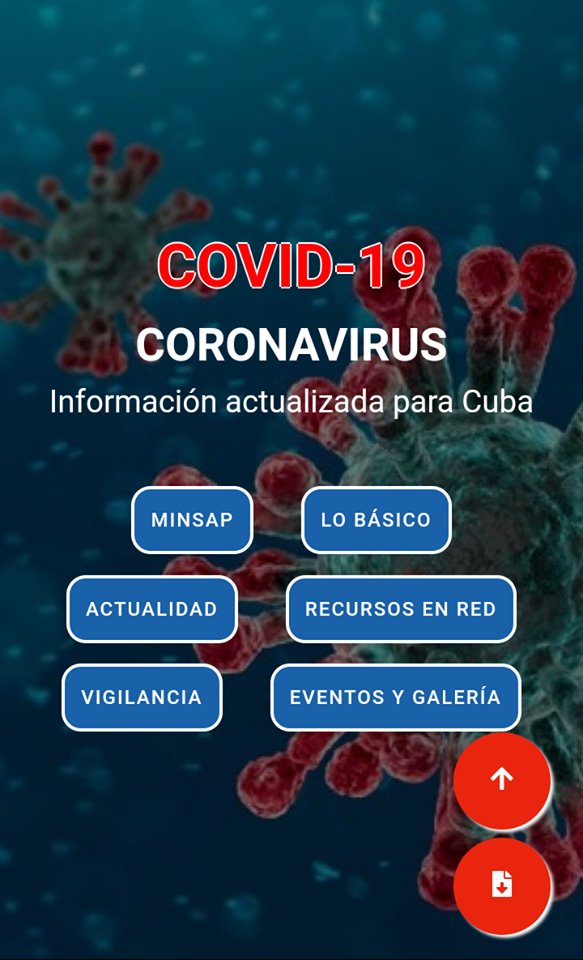 InfomedCuba's tweet image. Porque #CubaEsSalud 🇨🇺 compartimos el enlace a la aplicación para dispositivos móviles desarrollada por nuestro equipo sobre el #COVID19 👉 bit.ly/397CHg1
‼️ Información actualizada y fiable #ApkLis #CubaPorLaSalud #SaludParaTodos