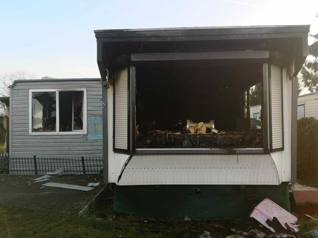 112 – Chaletbrand op Hengeland #nieuwstweet..