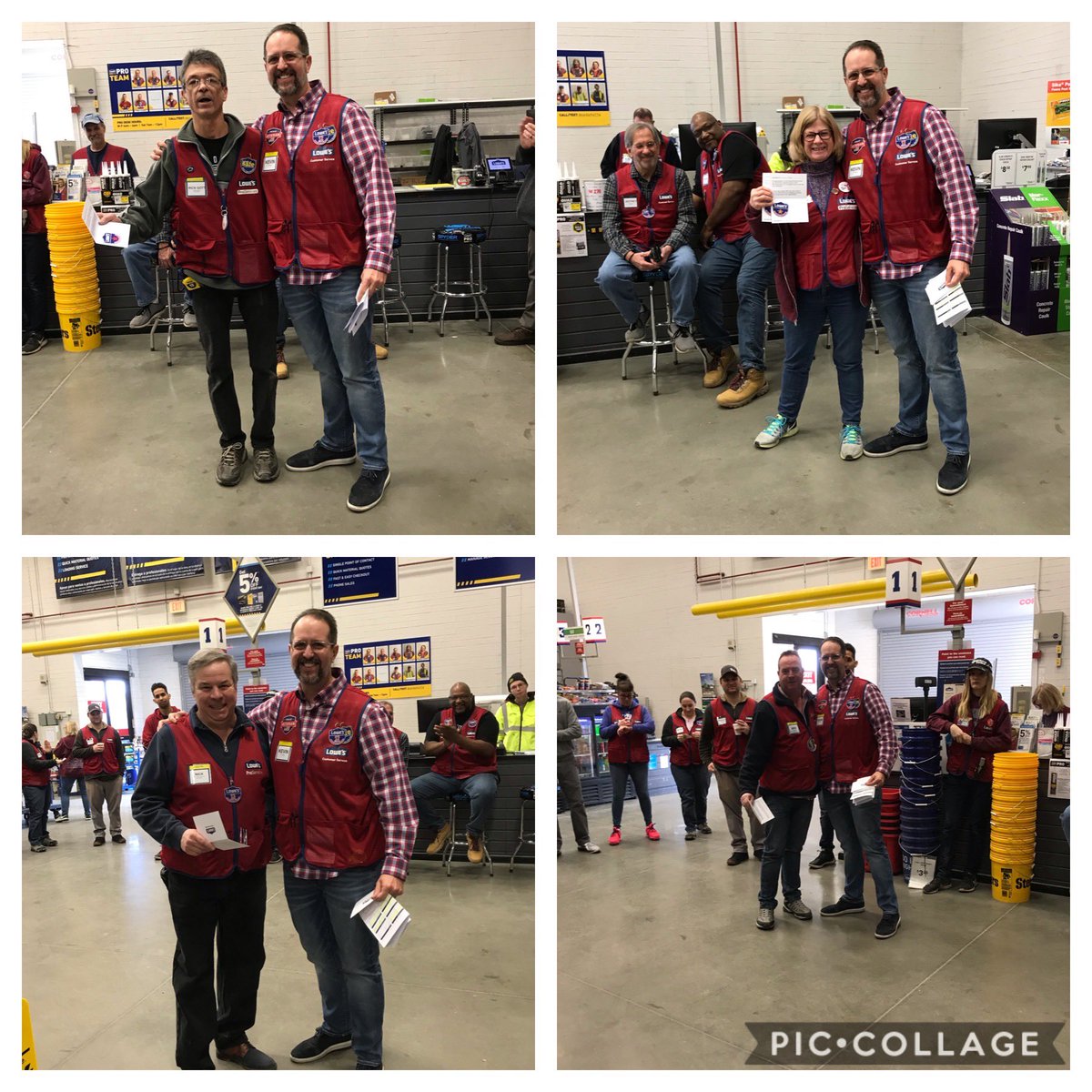 KRizzardi's tweet photo. It was a great morning recognizing members of my Pro team for their outstanding service. I even got to present Denise with her bronze service star. This team is ready to win the Pro in 2020! #lowes1867 #proservices @BethlehemLowes @R7Tweets https://t.co/fDe1tOMYMg