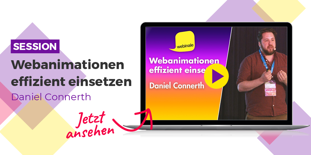webinale's tweet photo. In Zeiten von #UX spielen Animationen u. Interaktivität eine immer wichtigere Rolle, um ein aktivierendes Erlebnis zu schaffen. @DanielConnerth teilte Tipps, wie trotz schmalem (Zeit-)Budget auch responsive, fesselnde Inhalte erstellt werden können. >> https://t.co/1VG5Ap7qJF https://t.co/KXZgG2THtT