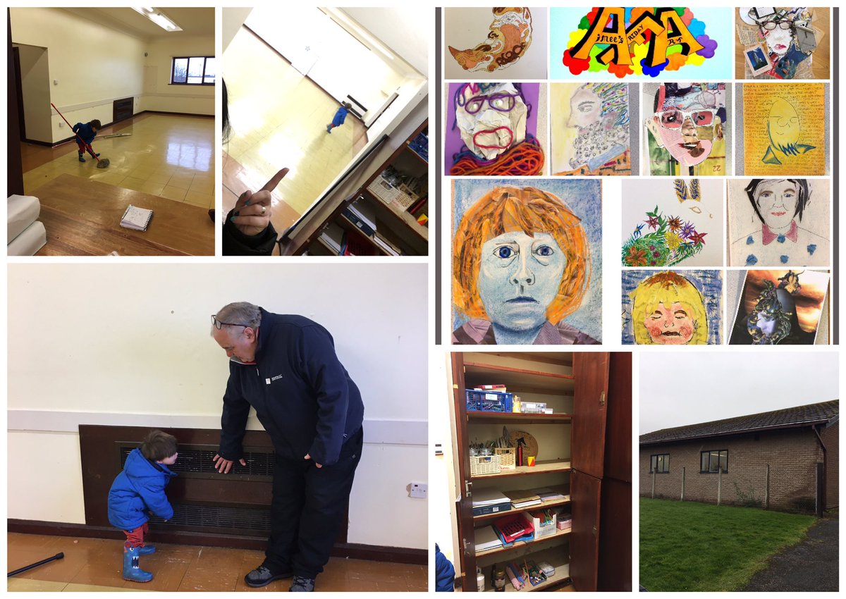 After our Art grp session Peter, Steve , Alex and I went up to see our new arty home x Pete and Alex made sure the heating is working and while Steve was measuring up . It’s so exciting &amp; I can’t wait to start our art sessions here <a href="/HubPrestatyn/">Prestatyn Community Hub</a>
