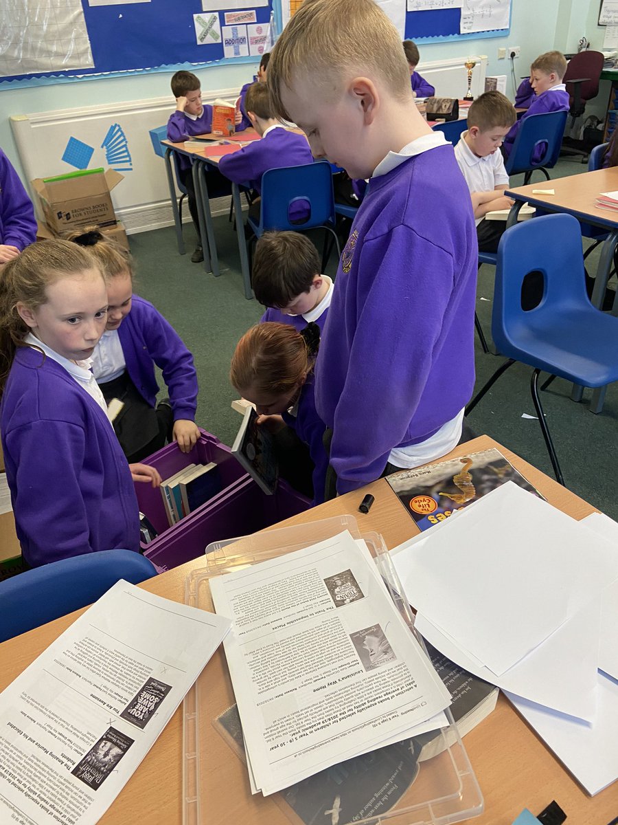 curie_rc's tweet photo. The children were so excited to choose their brand new books today. The class has never been so quiet! Reading for pleasure at its best! #readingforpleasure #Literature #literacymatters @LoveReadinguk  @lr4schools @MichaelRosenYes @StOswaldsRC @BrownsBFS https://t.co/WN1uuQvNnt