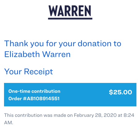 bunnysbattle's tweet photo. @WeAreWithWarren @PepermntPati @ewarren
is the leader this country needs! I donated for #FiveBuckFriday x 5 because I believe in #PresidentWarren and her plans to make America great for EVERYONE, not just the rich & white #WarrenForTheWin #Warren2020 #PresidentElizabethWarren #Warren #Persist ๐๐๐ https://t.co/vqrFk2PyGT