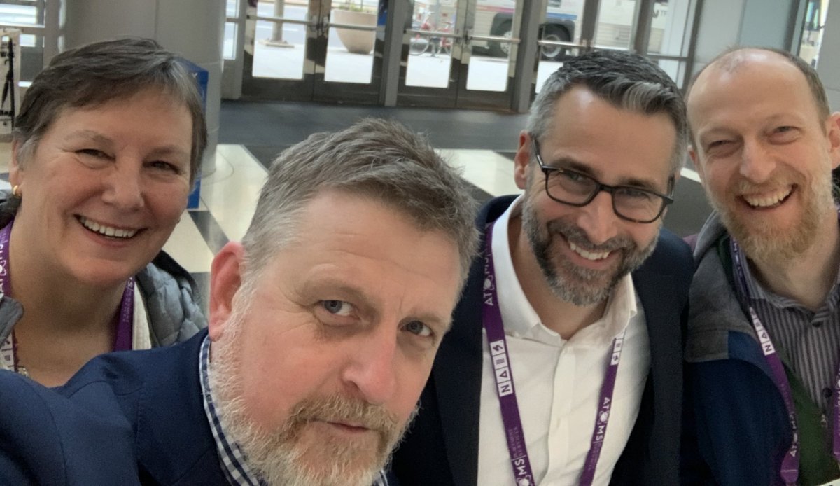 Nancy van Arkel, Chris Benbow, Jonathan Ogle, Oh my!  Westtown School in Philadelphia today.
#QuakerEd #WesttownSchool #NAISAC