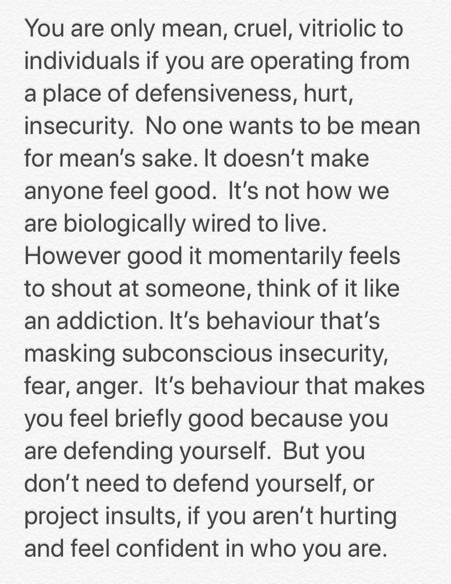 mermhart's tweet photo. Some Friday thoughts on bullying / trolling culture that I would say at an assembly if I was headmistress before insisting everyone galloped to their classroom. But I believe as applicable to people who believe their jobs might justify the behaviour. Peaceful weekend to all. https://t.co/4SkzHX6gPy