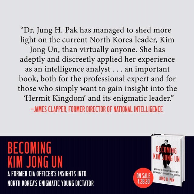 junghpak1's tweet photo. It’s happening! My book BECOMING KIM JONG UN (Ballantine ⁦@penguinrandom⁩) will be on sale April 28.

Writing a book is a humbling &amp; solitary process, so I am grateful to be able to finally share this news. More tidbits soon!

https://t.co/rd2Lea9ilk https://t.co/X9VPvfosjL