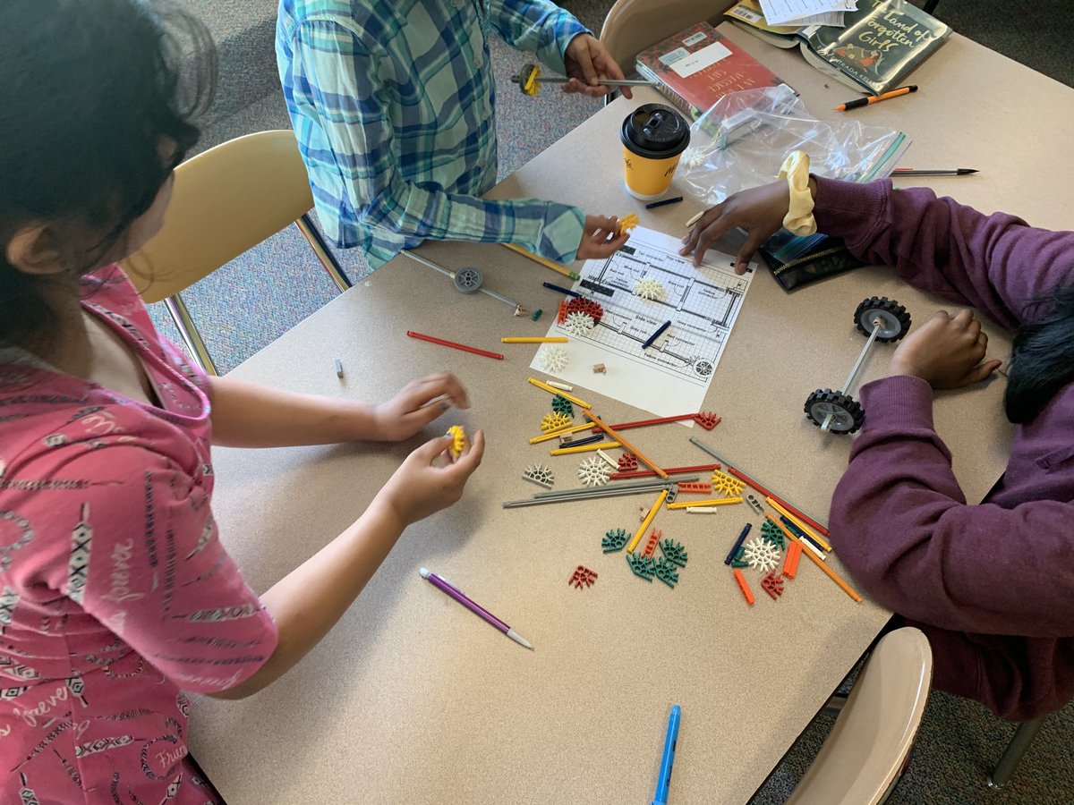 Fuller5th17's tweet photo. Love watching my students work collaboratively as they create their cars for our forces and motion experiment. https://t.co/DpUnvn8Kf3