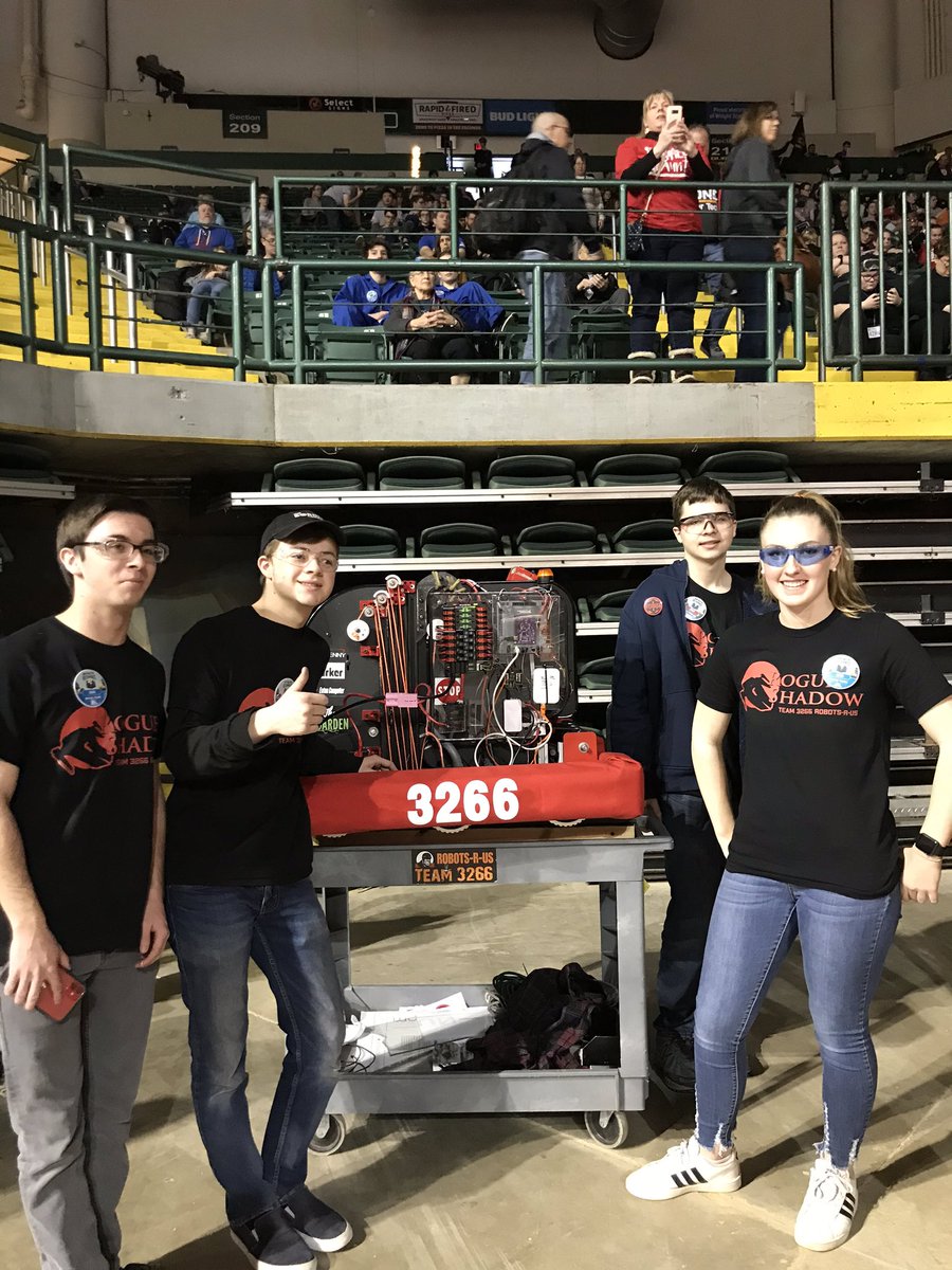 getting ready for our first qualifying match of the day #miamivalleyFRC