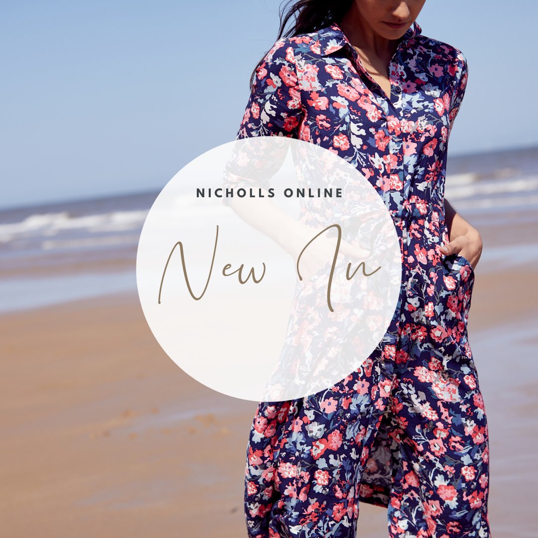 We've all the latest clothing from Joules (pictured), White Stuff, Barbour and Gant at Nicholls Online. Don't fancy leaving the house weekend? Shop the latest lines online at ow.ly/cnfW50yyz4A