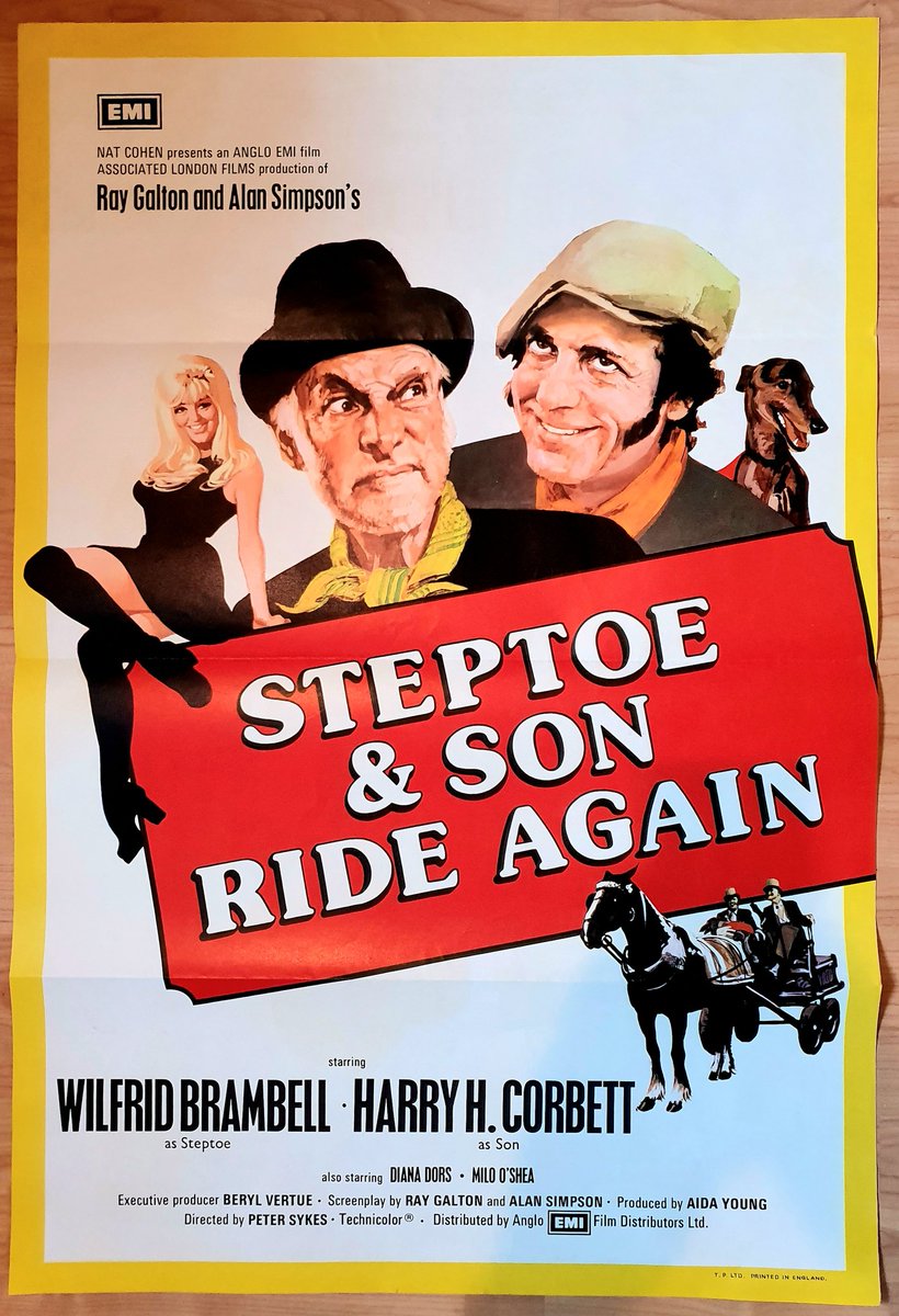 #BornOTD: Theatre Workshop alumni #HarryHCorbett. Immortalised as Harold Steptoe and perfect as Sgt. Bung in #CarryOnScreaming! #SteptoeAndSon #JohnComedyPosters