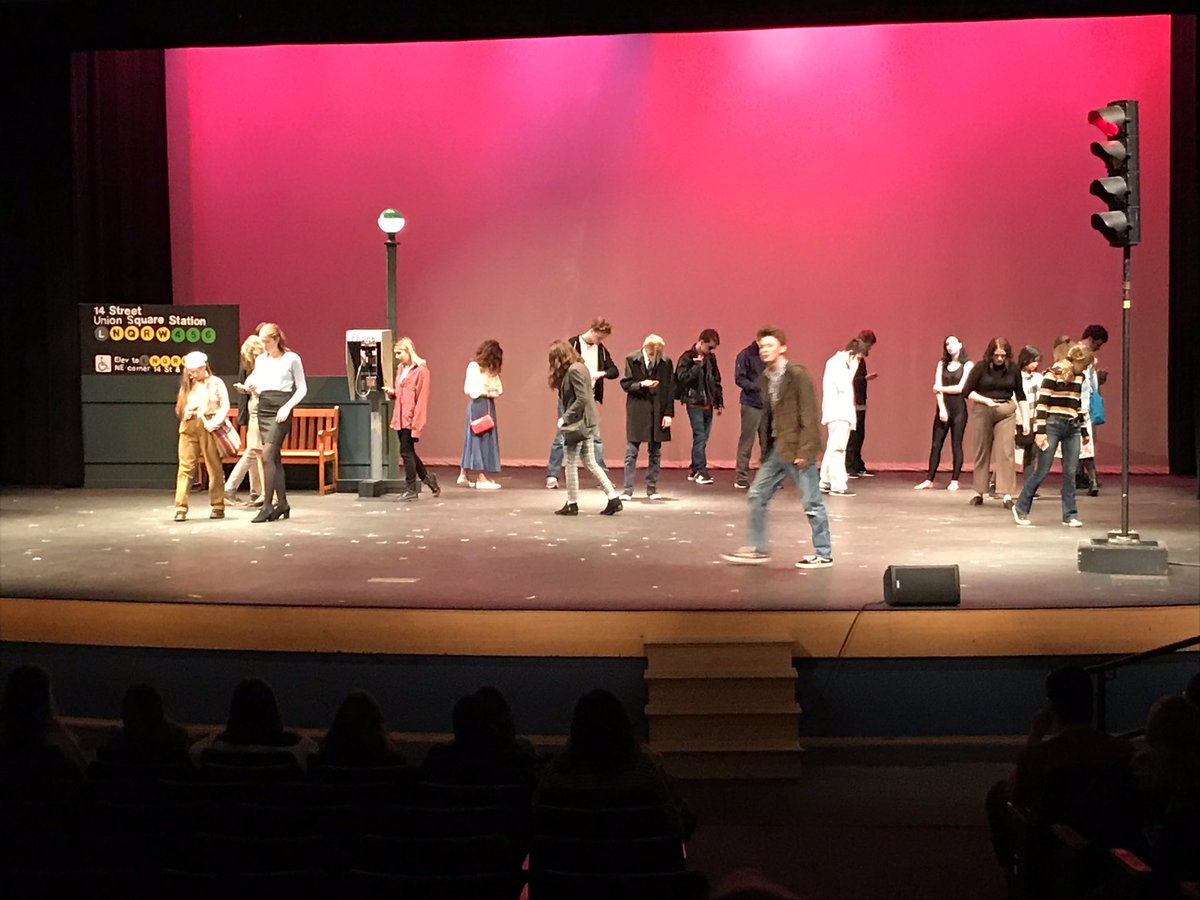 Our DHS Drama Troupe is performing their final dress for the METG Prelims this weekend at the PAC for HS English Classes.  #breakaleg <a href="/DuxDrama/">Duxbury Drama Club</a>