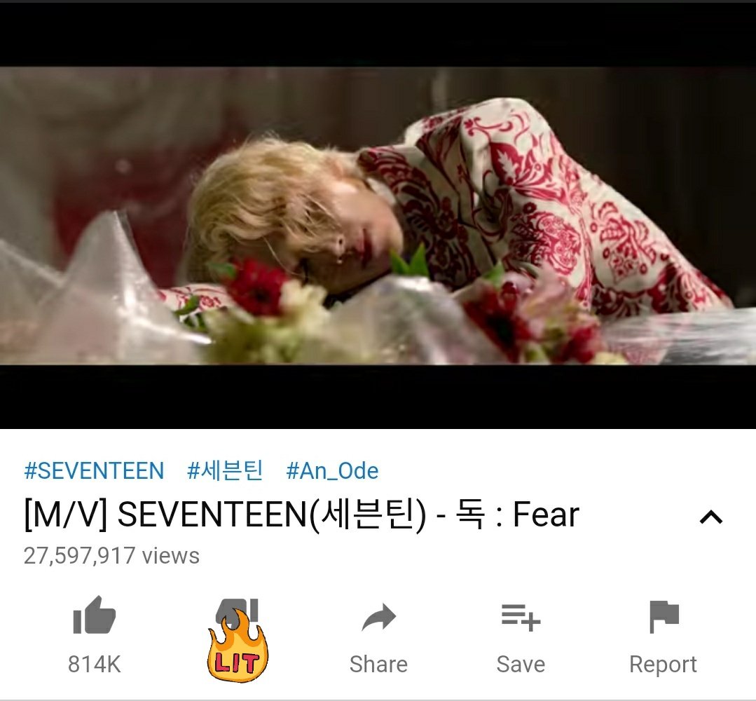 SEVENTEEN MVs View Count(as of 02282020)FEAR - 27,597,917 @pledis_17  #SEVENTEEN