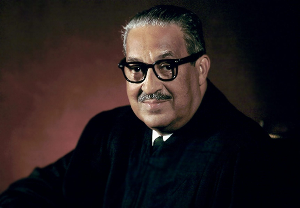 RadioPGCC's tweet photo. #BlackHistoryMoment 🖤 Thurgood Marshall once said "to protest against injustice is the foundation of all our American democracy." https://t.co/HOJyEKHn1A