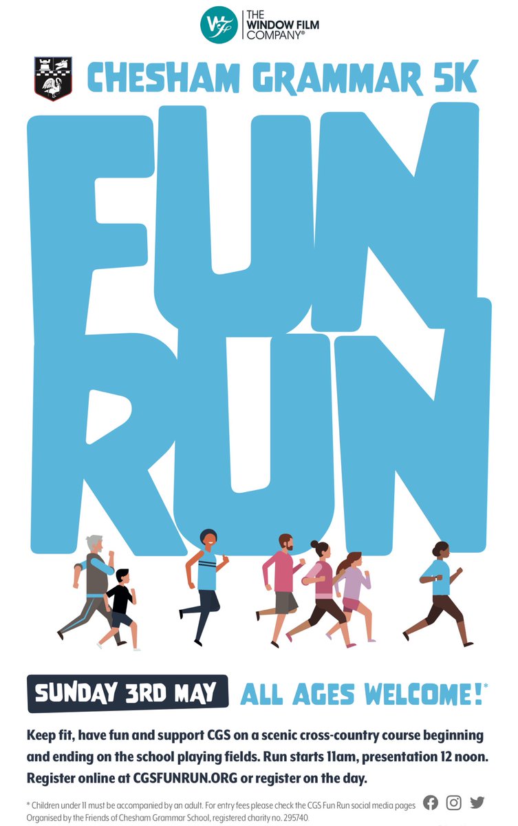 mickycalcott's tweet image. We are sponsoring the @CGSFunRun  this year. Sign up and treat yourself to some new pumps 👟 cgsfunrun.org