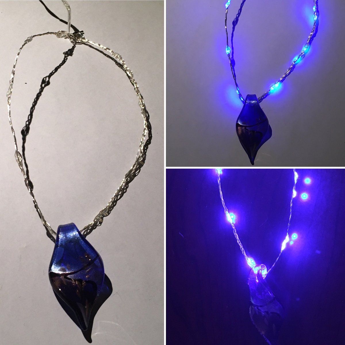 craftysorceress's tweet photo. Finished an accompanying #lightup #necklace to go with the #aqua #lightupdress! 

#konosuba #konosubaaqua #aqua #aquacosplay #konosubacosplay #この素晴らしい世界に祝福を #アクア
#jewelry #handmade #lightjewelry #lednecklace #led #ledlights #lights #jewelrywithleds #fairylights https://t.co/faEHA7j4jh