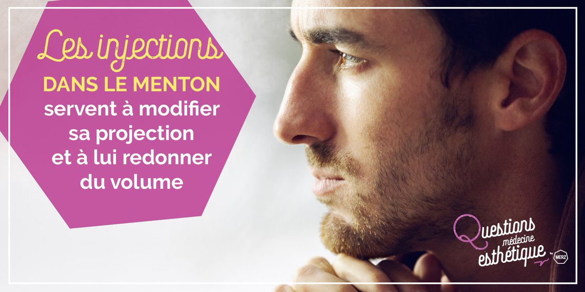 QME_Merz's tweet photo. Quel est l'intérêt de la #médecineesthétique pour embellir le menton ?
Des injections d'#acidehyaluronique servent à modifier sa projection lorsqu'elle n'est pas suffisante et à lui redonner du volume. On parle alors de #génioplastie médicale.
https://t.co/Z5xYSs8XLM https://t.co/046ypnIPzC