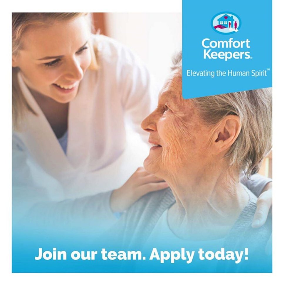 If you have a caring, loving spirit and like to take an active role in helping others, then you have the essential characteristics of a Comfort Keeper.

Simply call us at (905) 671-4004
#ComfortKeepers #MississaugaNorth #Mississauga #MississaugaSeniorCare 
ow.ly/arid30qdncX