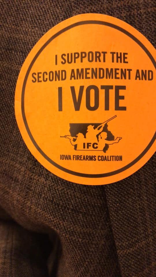 Guntalk's tweet photo. Way to go, IOWA!  Show up!  Stand up!  Speak up!  It’s happening everywhere.  (Thanks, Greg). Are you on board? Join all state gun groups and show up when called. Well Done! https://t.co/1PQ9NScMTE