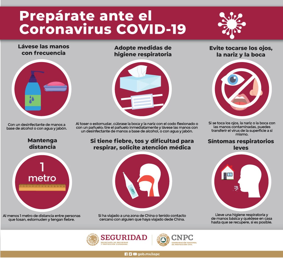 portofensenada's tweet photo. Es de gran importancia estar informados a través de las páginas oficiales de los organismos de salud y protección civil, para evitar riesgos por el #Coronavirus. Aquí les compartimos información valiosa al respecto.
#APIEnsenada
#PuertoDeEnsenada https://t.co/HgYrx140wH