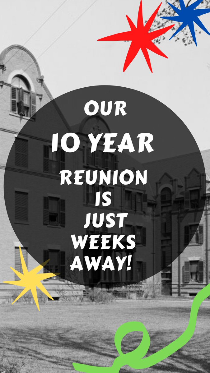 MHC_2010's tweet photo. our ten year reunion is less than three months away!

DM us your favorite moments from MHC and we'll share them across IG and FB! 😎 https://t.co/X8Q0YI3liE