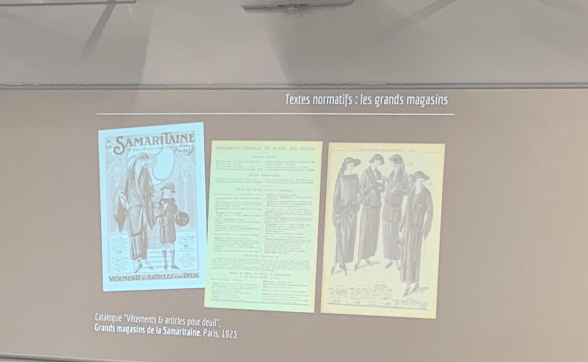 histoiresdemode's tweet photo. Le deuil, un élément constitutif des catalogues commerciaux A la Samaritaine, Le Printemps et les Galeries Lafayette #semmode https://t.co/qAZSlArxTP