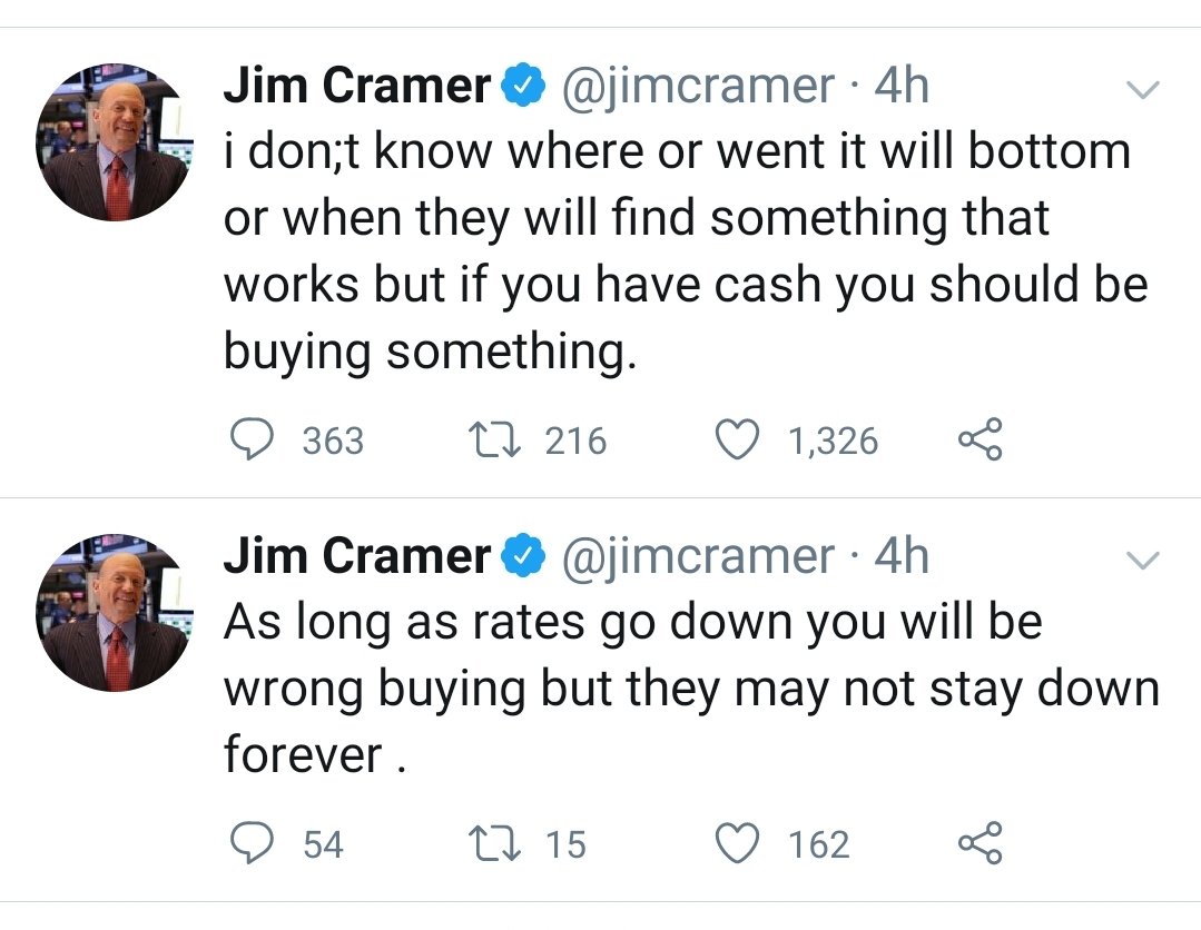 jaysac37's tweet photo. @jimcramer Jim, please know I really am a fan, and very much take your insights to heart, (and very much not a troll), but this just doesn't make any sense to me... https://t.co/dYbxXN3Vxz