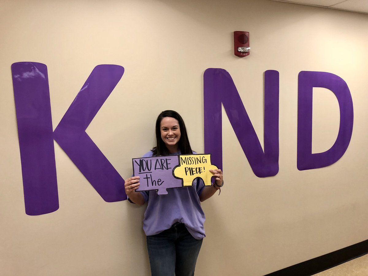 tntech_cahe's tweet photo. @tennesseetech may have challenged us to show our Purple Pride, but we have challenged our College to show how they can put the “I” in kind every day! A small act can go a long way! Thank you @TTUPrezPhil and @TTULadyK for this wonderful campaign! #wingsofkindness https://t.co/cQhPfMgqDw