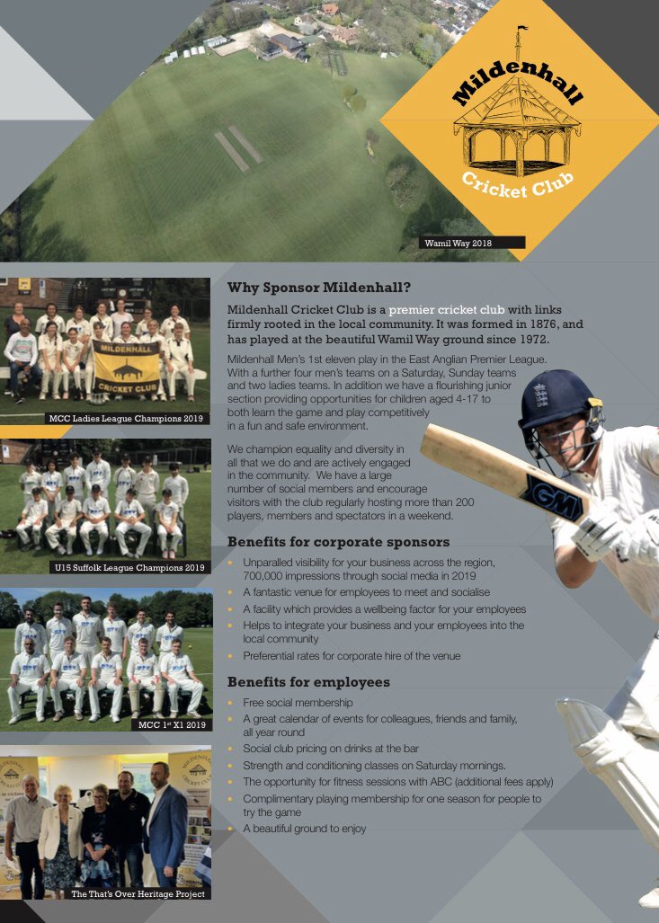 Mildenhall Cricket Club tweet media