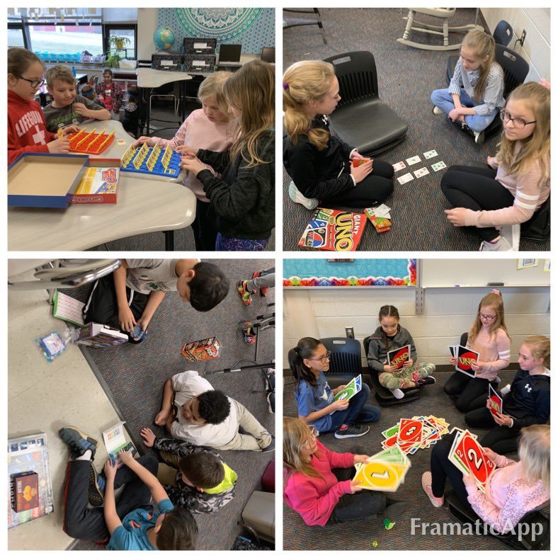 groftteach's tweet photo. Some Friday afternoon fun...board games! #fourthgrade @CVIS17350 https://t.co/z8oPuplNzT