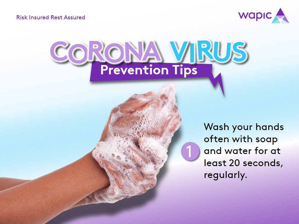 coronation_ng's tweet photo. There is currently no vaccine to prevent coronavirus disease (COVID-19). The best way to prevent illness is to avoid being exposed to this virus. However, as a reminder, preventive actions are recommended, please adhere to them. #coronavirus #ccp #covid19Nigeria #staysafe #Wapic https://t.co/9dU9EZB8th