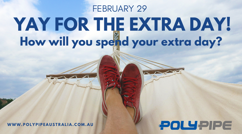 PolyPipe_Aus's tweet photo. Enjoy your extra day! https://t.co/h2C5lQG32B