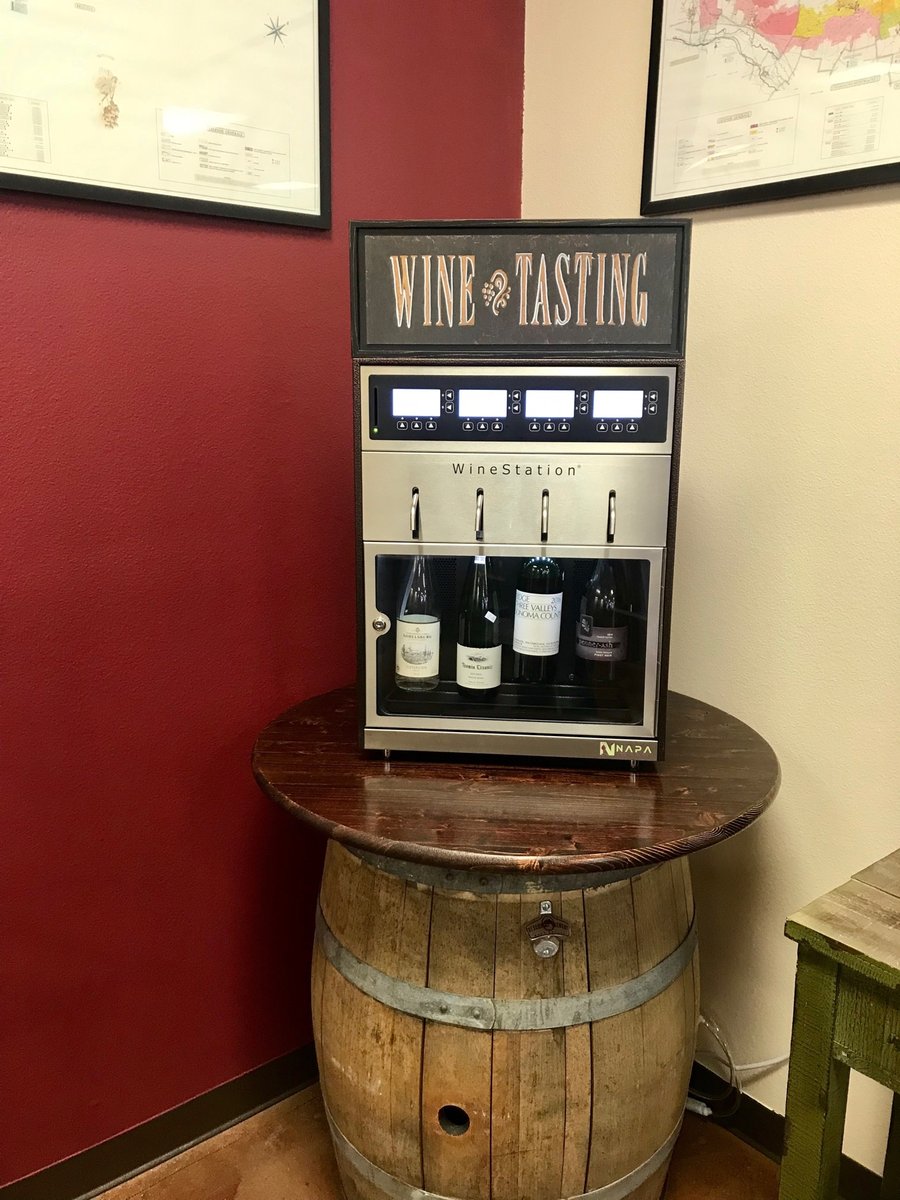 NapaTechnology1's tweet photo. Creating a unique shopping experience is as important as rearranging display cases. Automatic wine dispensers are a simple and elegant way to elevate any retail or grocery shopping experience. The #WineStation allows guests to experience an individualized wine tasting.⁠
⁠ https://t.co/8ZPXOjK5ho