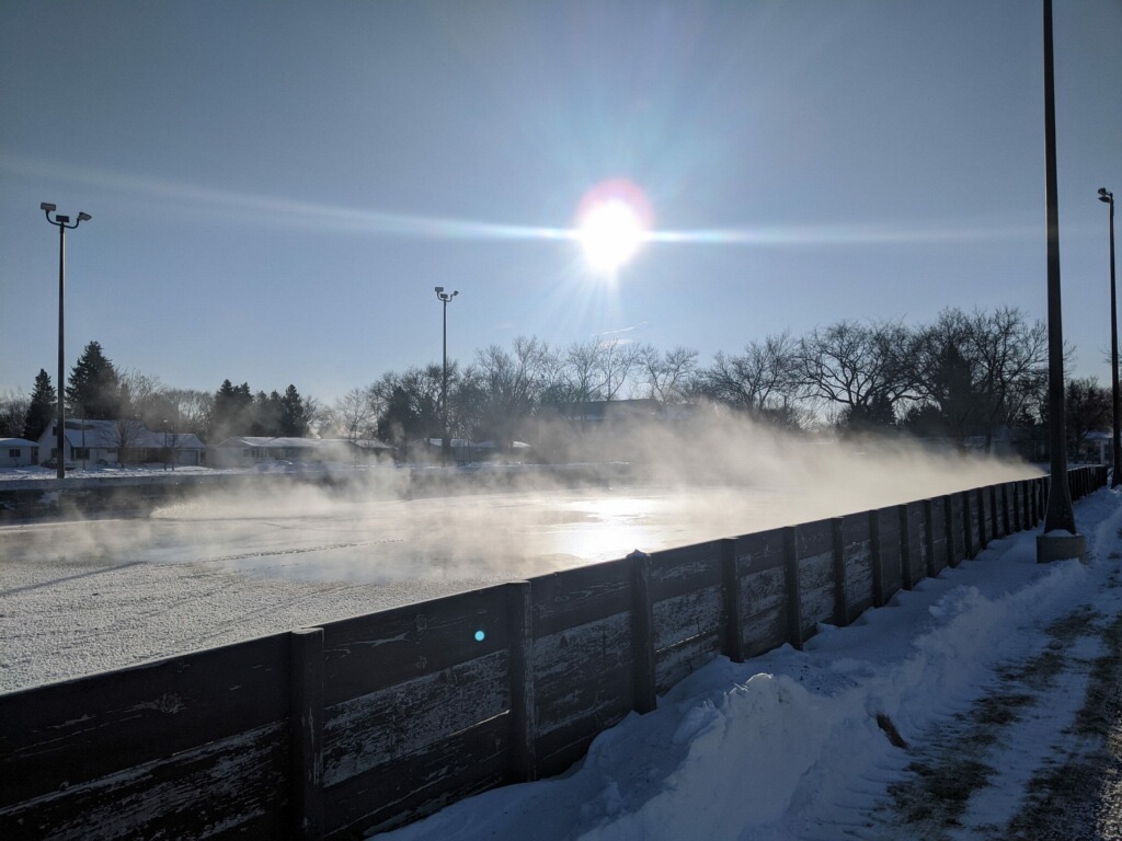 FargoParks's tweet photo. Head to the rinks for the last time this weekend! ⛸️🏒 All outdoor skating rinks and warming houses close for the season on Sunday, March 1. Get more details: https://t.co/YT8phrB9k0
#FargoParks #FargoWinterFun #ILoveFargo https://t.co/RkjdsuQTCd