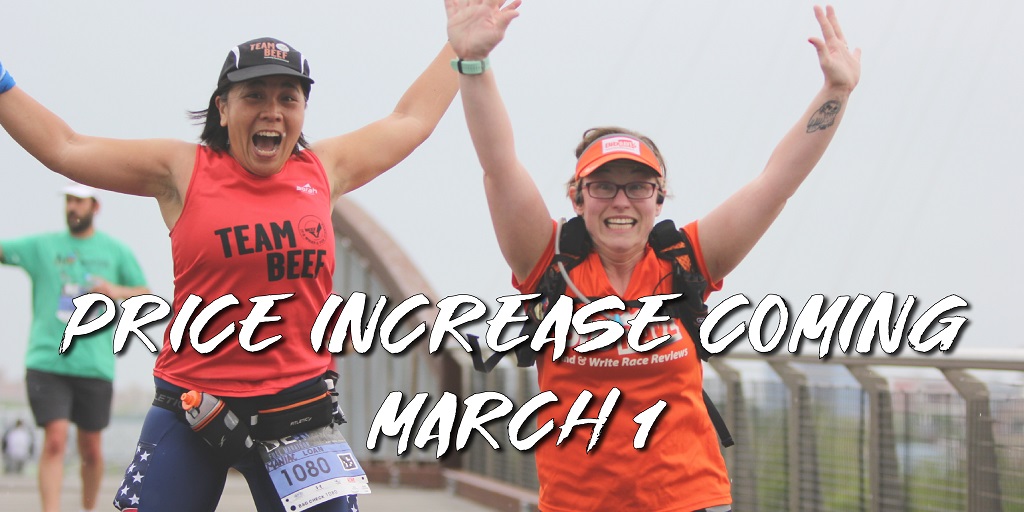 DEMarathon's tweet image. Look out! Price increase coming soon!
Register before March first to save on all Delaware Running Festival Races. 
Register here: ow.ly/YX7250yqtuc