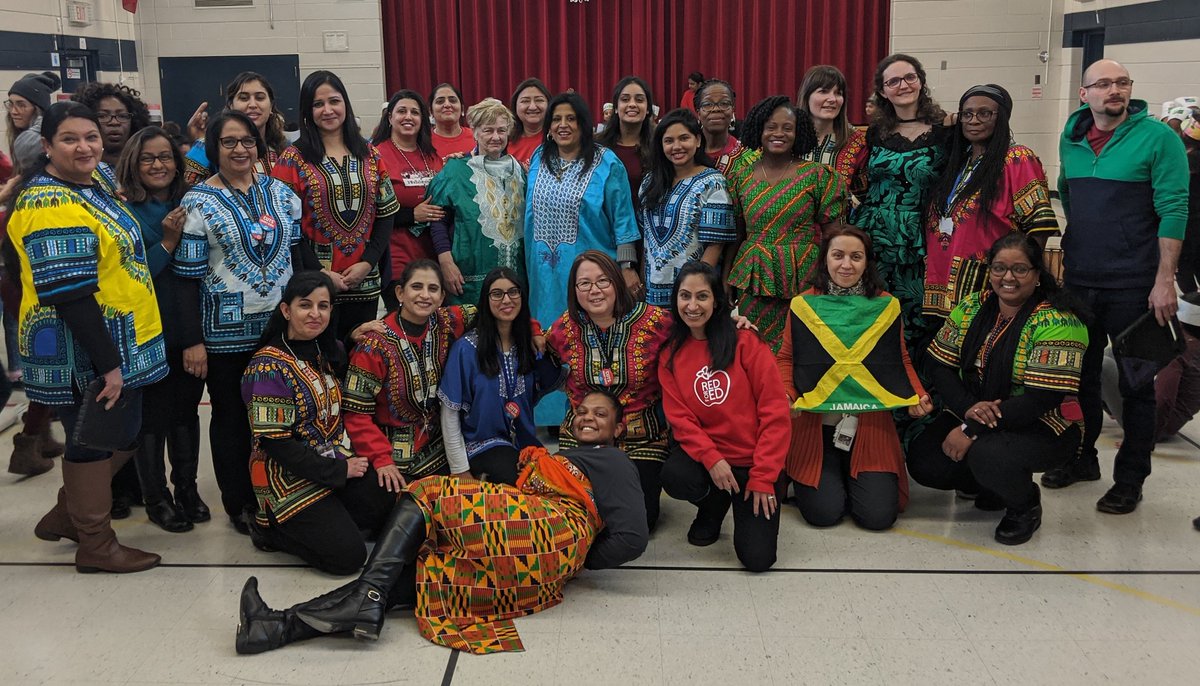 MsAClarkson's tweet photo. Today @MarvinHeightsps staff and Ss celebrated diversity. Through celebrations and education during #BlackHistoryMonth2020 black youth were #empowered to see themselves and their culture and heritage reflected and showcased in their education and in their school @WRT_PDSB https://t.co/RppI1do7bH